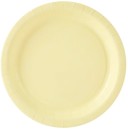 16-Piece-Pastel-Yellow-Paper-Plates Sale