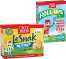 Uncle-Tobys-Le-Snak-or-Roll-Ups-6-Pack-Muesli-Bars-56-Pack-Selected-Varieties Sale