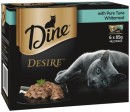 Dine-Desire-Wet-Cat-Food-6x85g-Selected-Varieties Sale