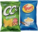 CCs-Corn-Chips-175g-Thins-Chips-150175g-or-Thins-Onion-Rings-85g-Selected-Varieties Sale