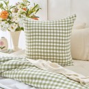 Maisie-Check-Sage-Green-European-Pillowcase-by-Habitat Sale