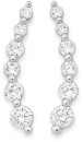 Sterling-Silver-Cubic-Zirconia-Drop-Studs Sale