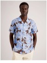 Blaq-Short-Sleeve-Linen-Blend-Shirt Sale