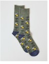 Kenji-Socks-Khaki-Marle Sale