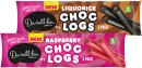 NEW-Darrell-Lea-Liquorice-Choc-Log-or-Raspberry-Choc-Log-3-Pack Sale