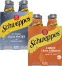 Schweppes-Mixers-Soft-Drink-or-Mineral-Water-4x300mL Sale