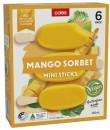 Coles-Frozen-Mango-Sorbet-Sticks-6-Pack-360mL Sale