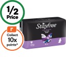 Stayfree-Ultra-Thin-All-Nights-Pads-with-Wings-Pk-10 Sale