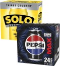 Pepsi-Max-or-Solo-Zero-Sugar-Soft-Drink-24x375mL Sale