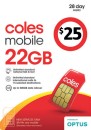 Coles-Mobile-25-Prepaid-SIM Sale