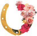 NEW-Spring-Racing-Horseshoe-Floral-Cutout-45cm-Ea Sale