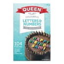 Queen-Colourful-Letters-Numbers-Cake-Decoration-58g-Pk-104 Sale