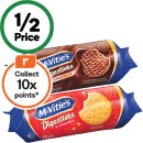 McVities-Digestives-Original-Biscuits-355g-McVities-Chocolate-266g-McVities-Golden-Caramel-232g-or-McVities-Hobnobs-Chocolate-Biscuits-262g Sale
