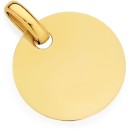 9ct-Gold-20mm-Round-Engravable-Disc-Pendant Sale