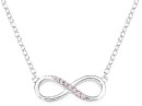 Sterling-Silver-Cubic-Zirconia-Fine-Infinity-Necklet Sale