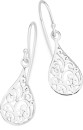 Sterling-Silver-Filigree-Pear-Drop-Hook-Earring Sale