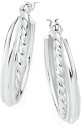 Sterling-Silver-Double-Twist-Hoop-Earrings Sale