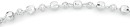 Sterling-Silver-Dia-Cut-Bead-19cm-Link-Bracelet Sale