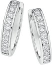 Sterling-Silver-Cubic-Zirconia-17mm-Huggie-Earrings Sale