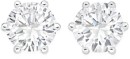 Sterling-Silver-Cubic-Zirconia-Stud-Earrings Sale