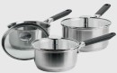 KitchenAid-3pc-Classic-Stainless-Steel-Saucepan-Set Sale