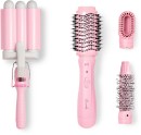 Mermade-Hair-Waver-Professional-Hair-Styler-32mm-or-Interchangeable-Blow-Dry-Brush-Pink Sale