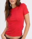 Only-Riley-Short-Sleeve-Top-in-True-Red Sale