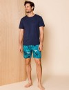 Reserve-Cotton-Sateen-PJ-Set-Dogs-Navy Sale