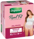 Depend-Real-Fit-Underwear-For-Women-XL-8-Pack Sale