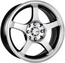 King-Wheels-Rocket-14x6-Machined-Black Sale
