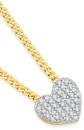 9ct-Gold-Diamond-Small-Heart-Slider-Pendant Sale