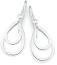 Sterling-Silver-Twin-Pear-Drop-Hook-Earrings Sale