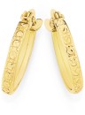 9ct-Gold-Diamond-Cut-Hoop-Earrings Sale