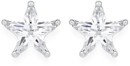 Sterling-Silver-Cubic-Zirconia-Star-Stud-Earrings Sale