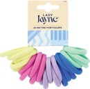 Lady-Jayne-Soft-Knitted-Ponytailers-Pastel-24-Pack Sale