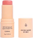 Avocado-Zinc-SPF50-Natural-Lip-Cheek-Tint-Coral-9g Sale