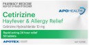 Apohealth-Cetirizine-Hayfever-Allergy-Relief-50-Tablets Sale