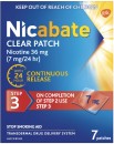Nicabate-Clear-Patch-7mg-Step-3-Quit-Smoking-7-Pack Sale