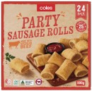 Coles-Frozen-Party-Sausage-Rolls-24-Pack-900g Sale