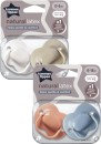 Tommee-Tippee-Baby-Natural-Cherry-Latex-Soothers-0-6m-or-6-18m-2-Pack Sale