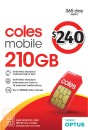 Coles-Mobile-240-Prepaid-SIM Sale