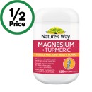 Natures-Way-Magnesium-Turmeric-Tablets-Pk-150 Sale