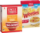 Uncle-Tobys-Big-Bowl-Oats-Quick-Sachets-8-Pack-Vita-Weeties-510g-or-Fruity-Bites-500g-Selected-Varieties Sale