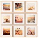 9-Piece-Gallery-Wall-Frame-Set-Oak Sale