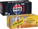 Pepsi-or-Solo-Soft-Drink-or-Schweppes-Infused-Sparkling-Water-10x375mL Sale