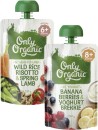 Only-Organic-4-Months-6-Months-or-8-Months-Baby-Food-Pouch-120g Sale