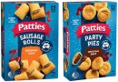Patties-Party-Pies-Sausage-Rolls-or-Pasties-12-Pack-Selected-Varieties Sale