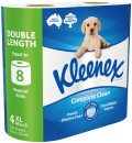 Kleenex-Complete-Clean-Double-Length-Toilet-Tissue-4-Pack Sale