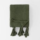 Chunky-Tassel-Throw-Pine Sale