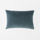 Meera-Velvet-Linen-Cushion-Steel Sale